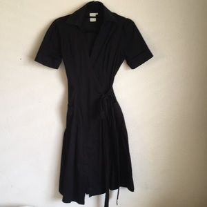 Shabby Apple like new black wrap dress